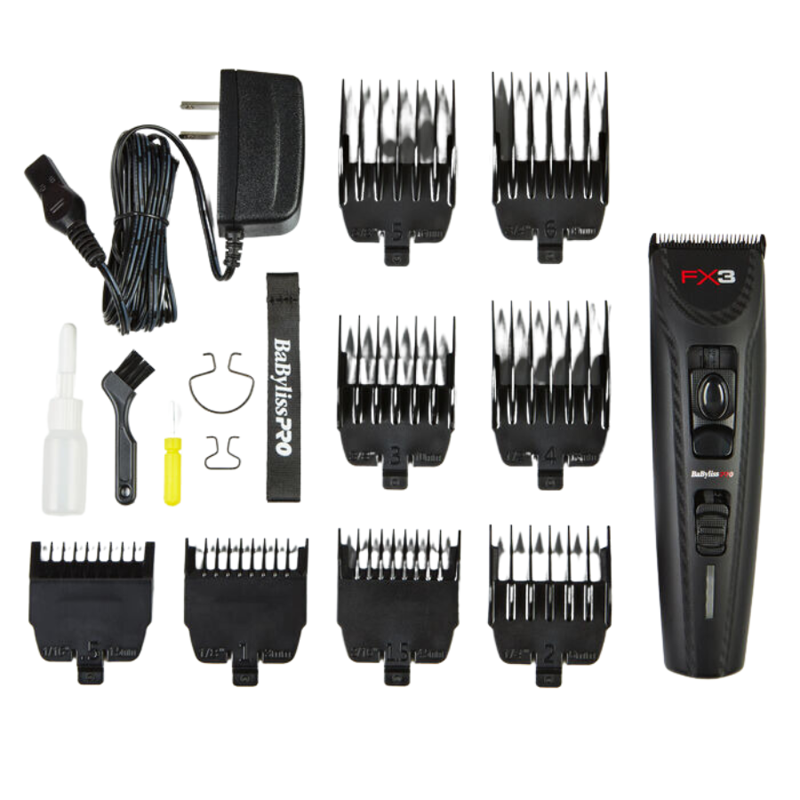 BaBylissPRO FX3 Professional High Torque Clipper - Black