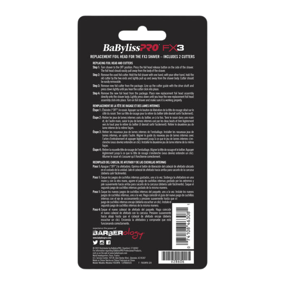 Babyliss PRO FX3 Replacement Foil & Cutter