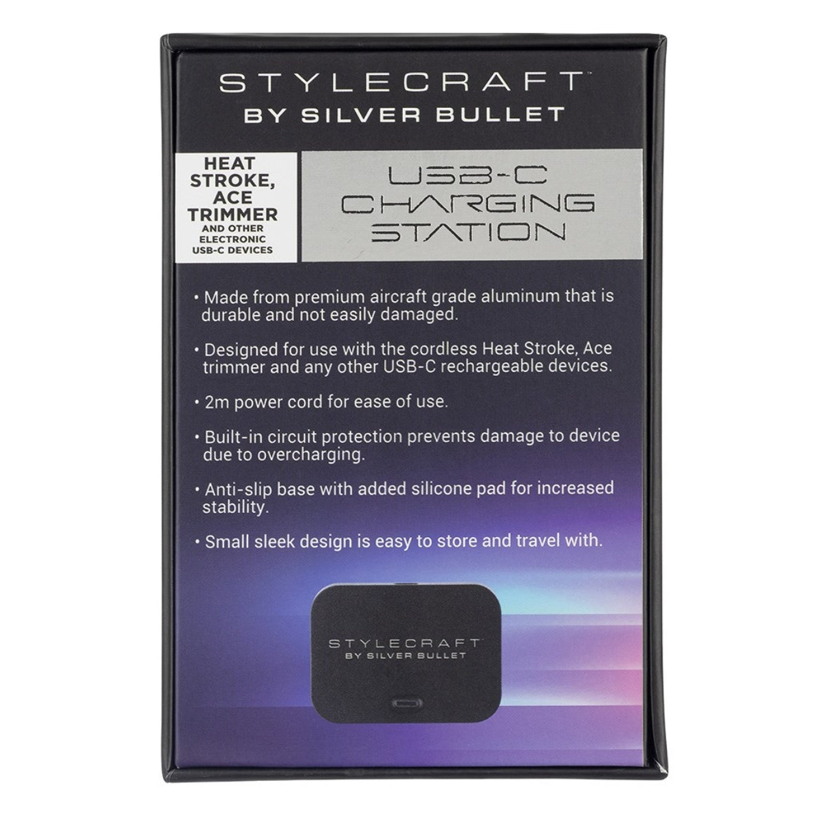 StyleCraft by Silver Bullet USB C Charging Station