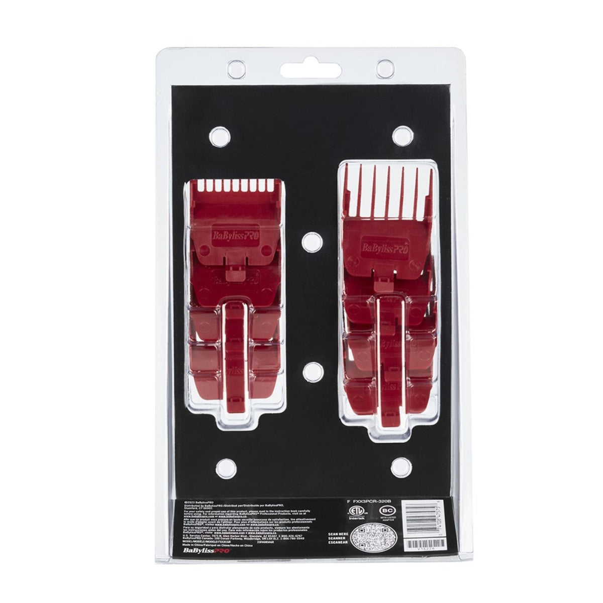 BaBylissPRO FX3 Hair Clipper Comb Attachment Set