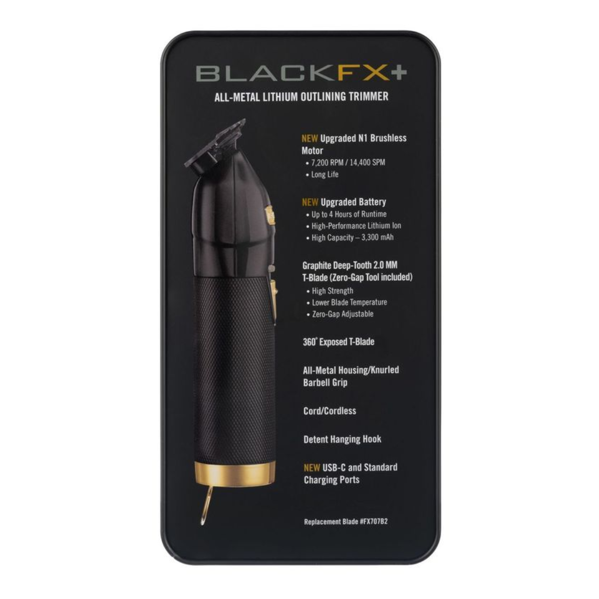 BaBylissPRO FX + Outliner Trimmer - Black