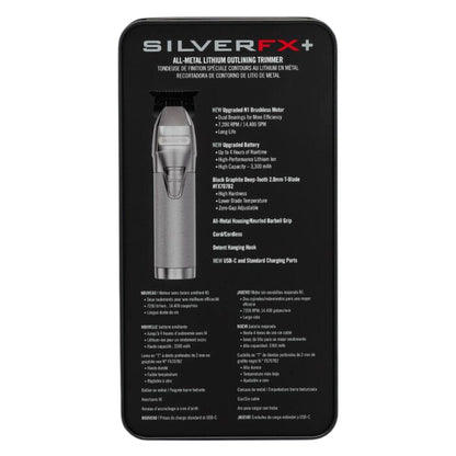 BaBylissPRO SilverFX+ All-Metal Lithium Outlining Trimmer