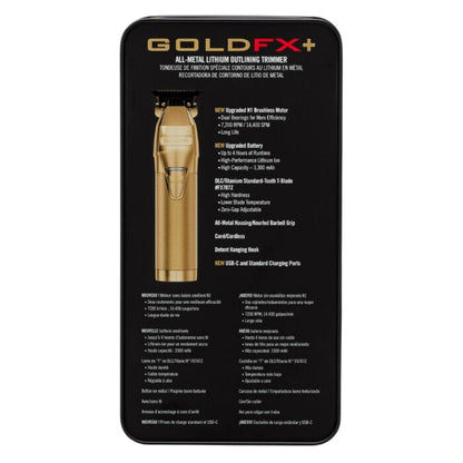 BaBylissPRO GoldFX+ All-Metal Lithium Outlining Trimmer