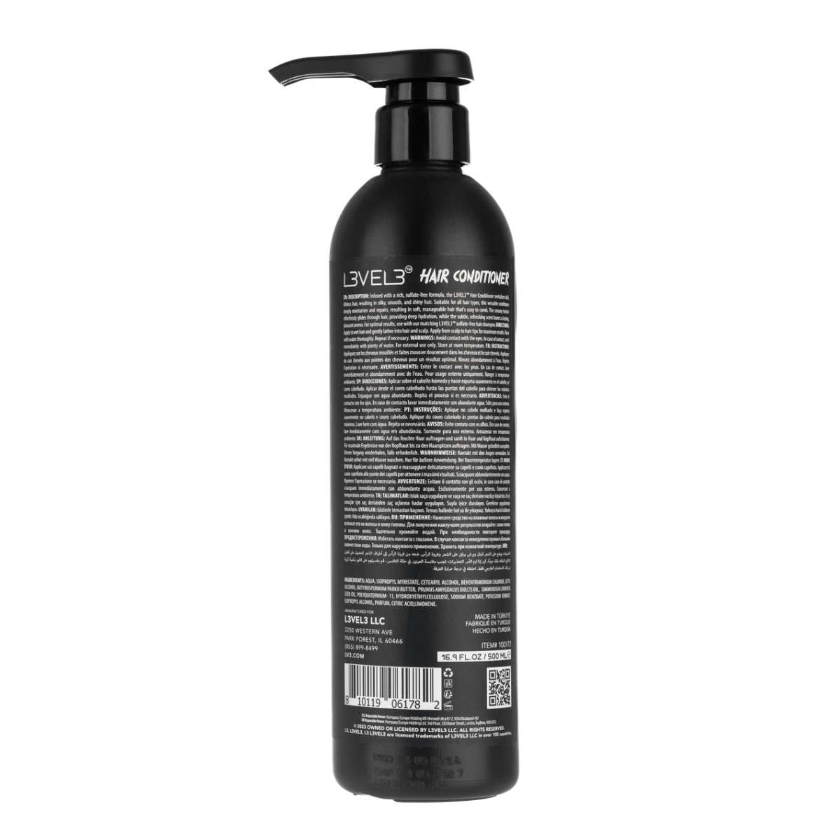 L3VEL3 Sulfate-Free Conditioner - 500ml