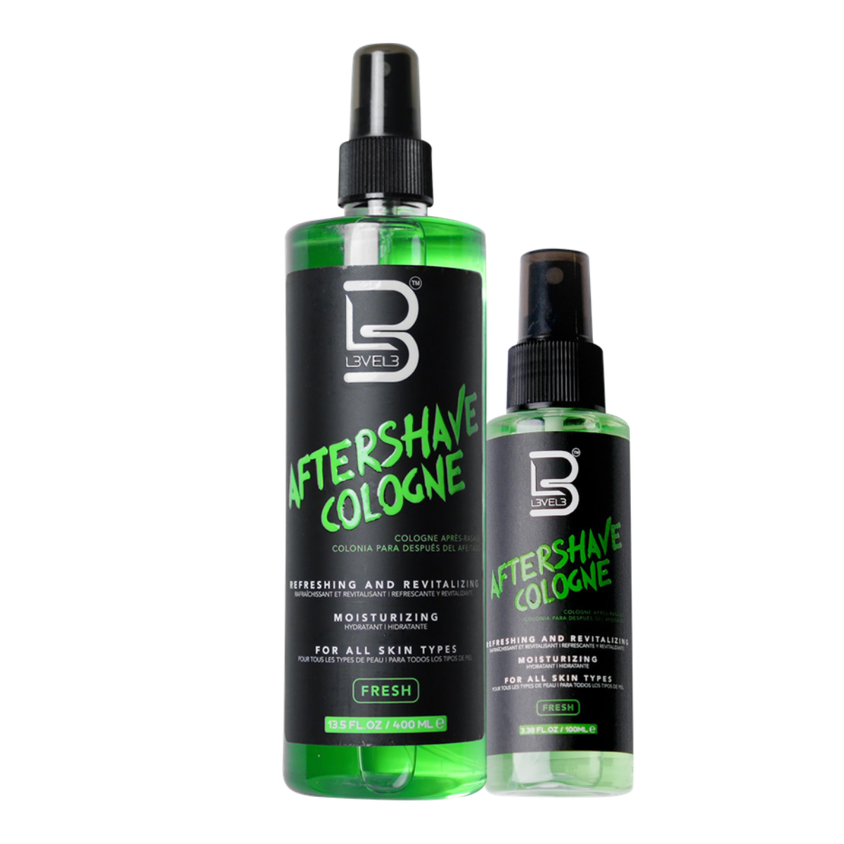 L3VEL3 Aftershave Cologne Fresh - 400ml