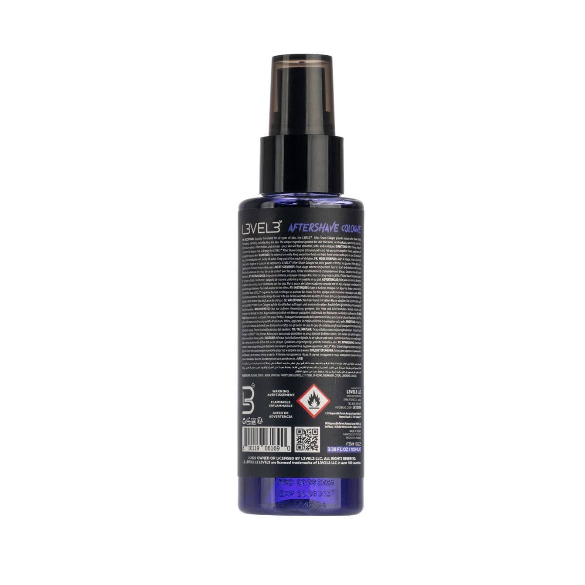 L3VEL3 Aftershave Cologne Royale - 100ml