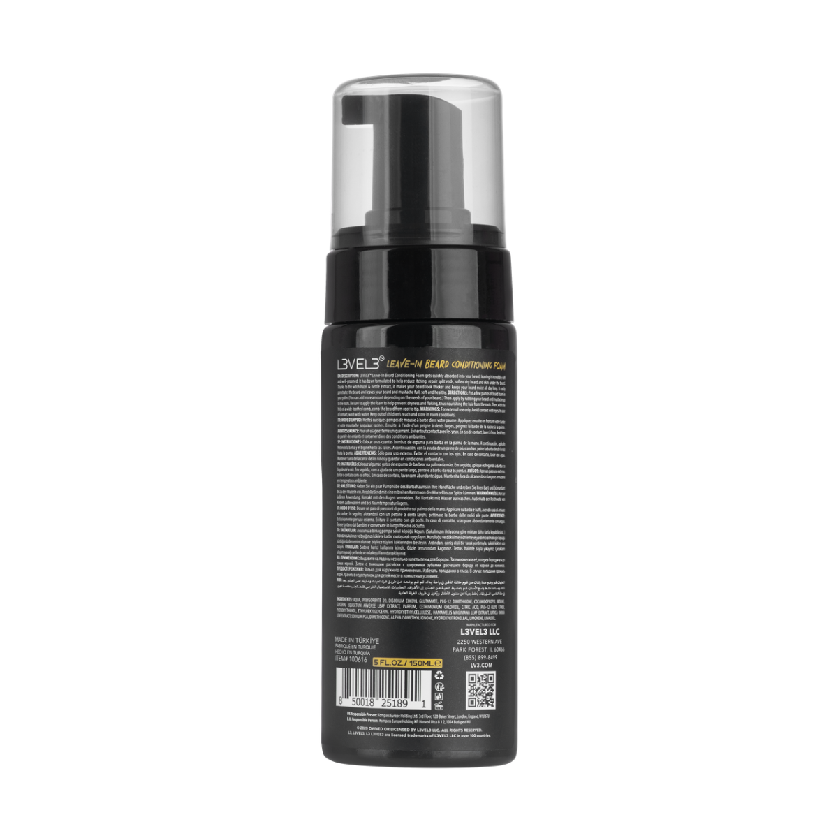 L3VEL3 Leave-in Beard Conditioner - 150ml