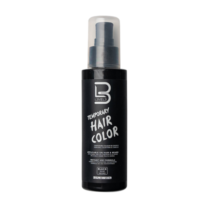 L3VEL3 Temporary Beard Colour Black - 125ml