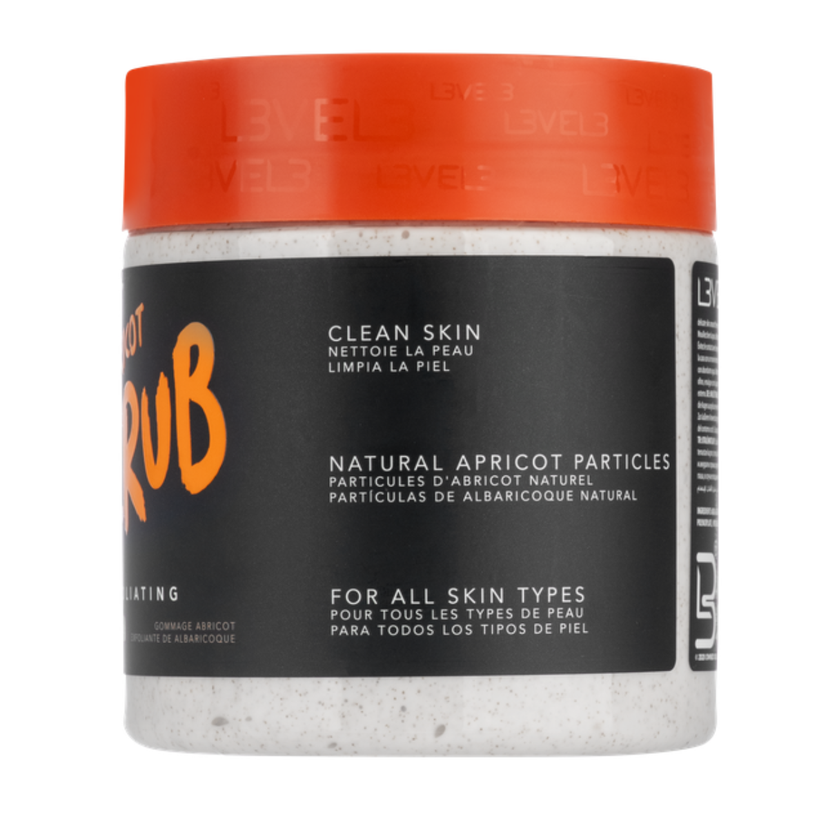 L3VEL3 Exfoliating Facial Scrub Mask Apricot - 500ml