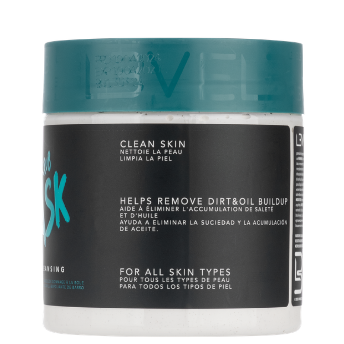 L3VEL3 Deep Cleansing Facial Scrub Mask Mud - 500ml