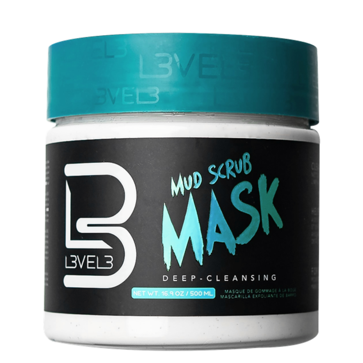 L3VEL3 Deep Cleansing Facial Scrub Mask Mud - 500ml