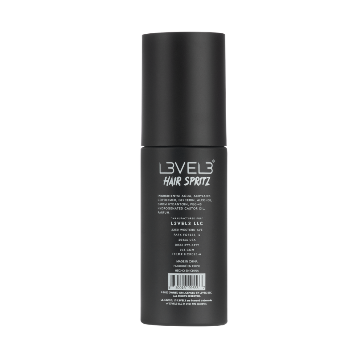 L3VEL3 Hair Fiber Fixer Spritz Spray - 100ml