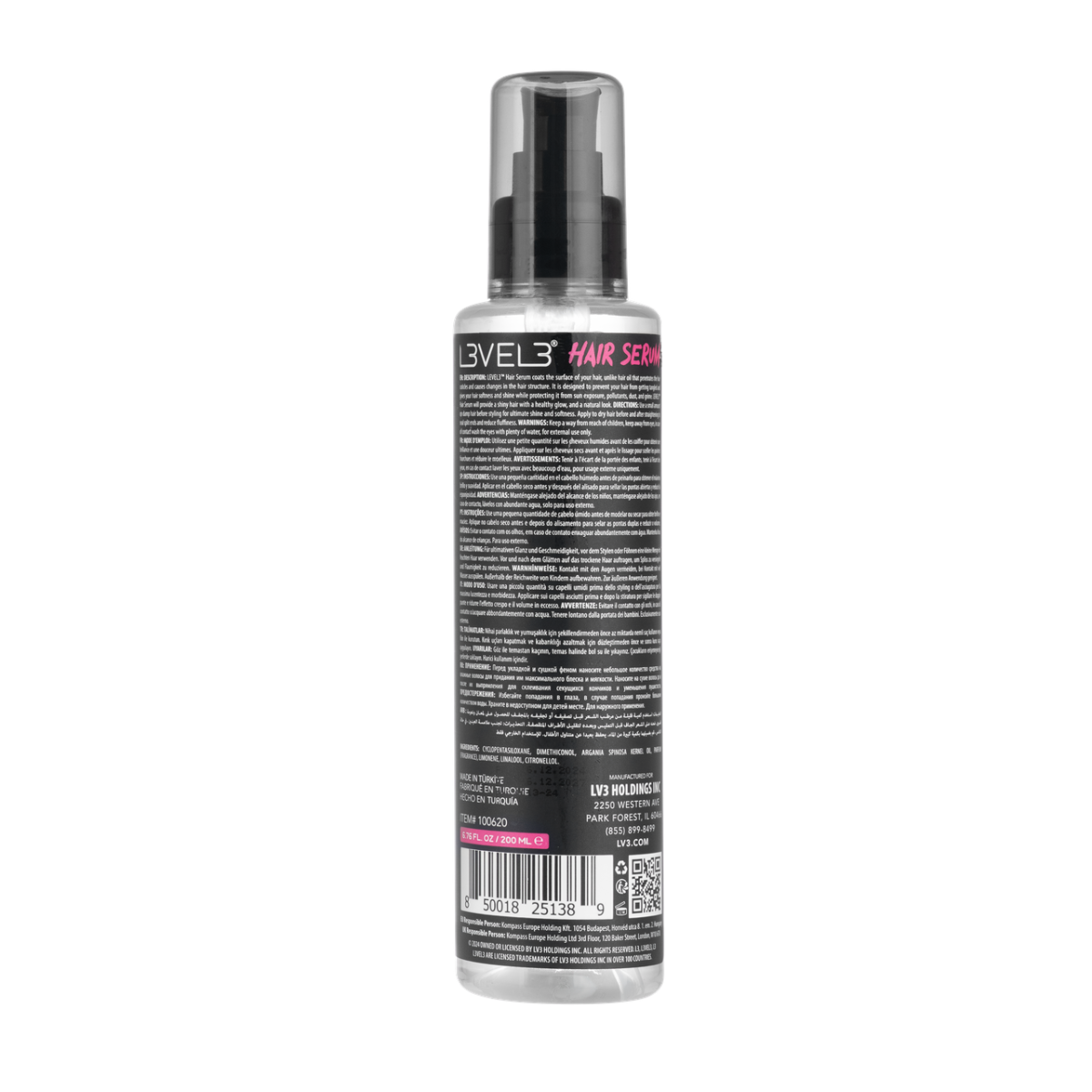 L3VEL3 Hair Serum - 200ml