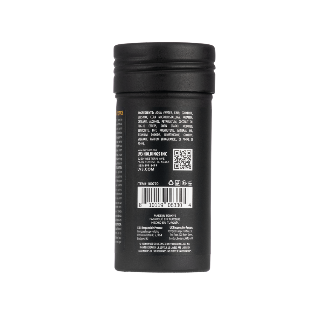 L3VEL3 Wax Hair Stick (Hold 3) - 75g