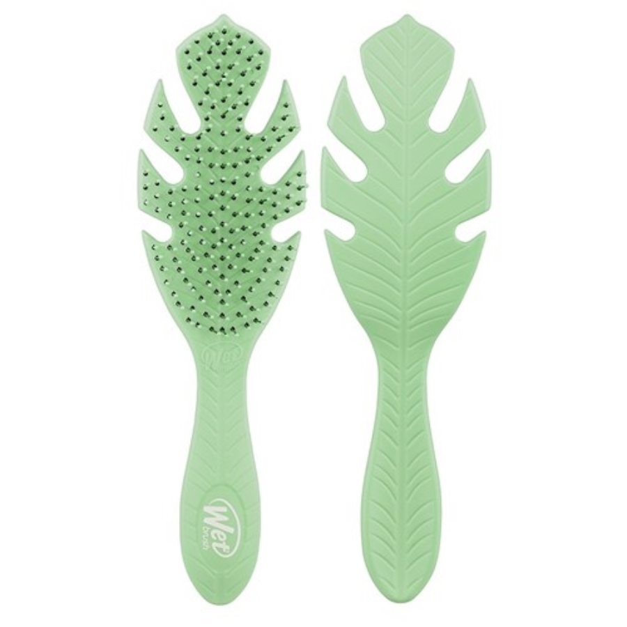 WetBrush Go Green Detangler Hair Brush - Green Leaf