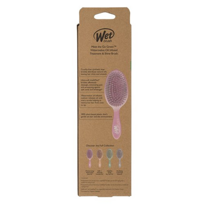 WetBrush Go Green Shine Hair Brush - Pink