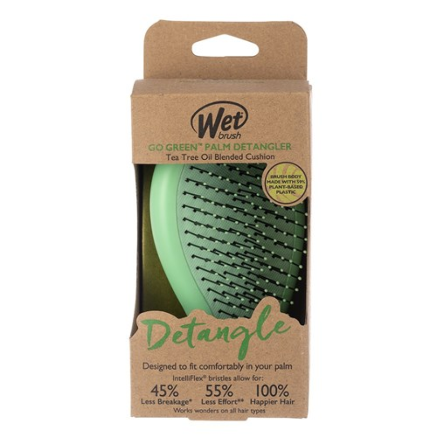 WetBrush Go Green Palm Detangler - Green