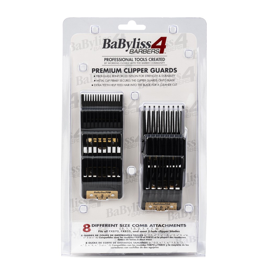 BaBylissPRO Premium Hair Clipper Comb Attachment Set