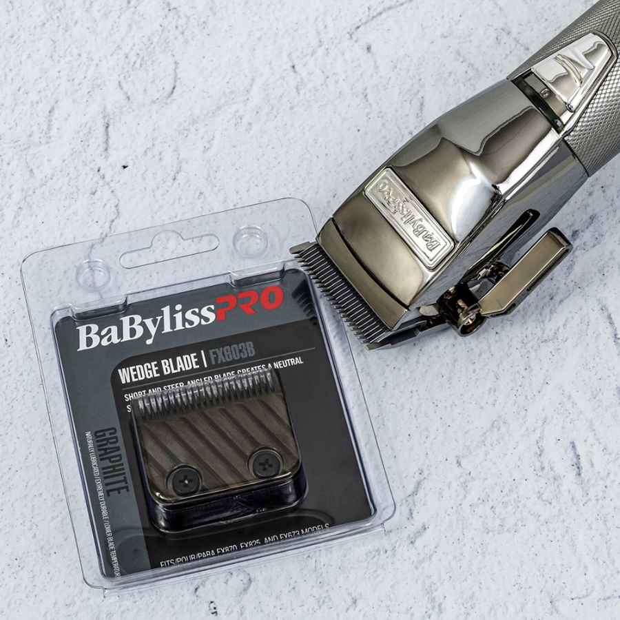 BaBylissPRO Hair Clipper Wedge Blade Graphite FX603B