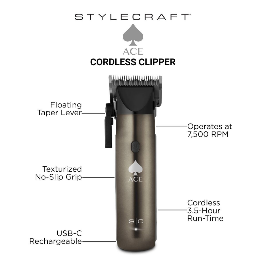 Stylecraft Ace Cordless Hair Clipper