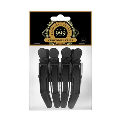 Premium Pin Company 999 Crocodile Clips Black