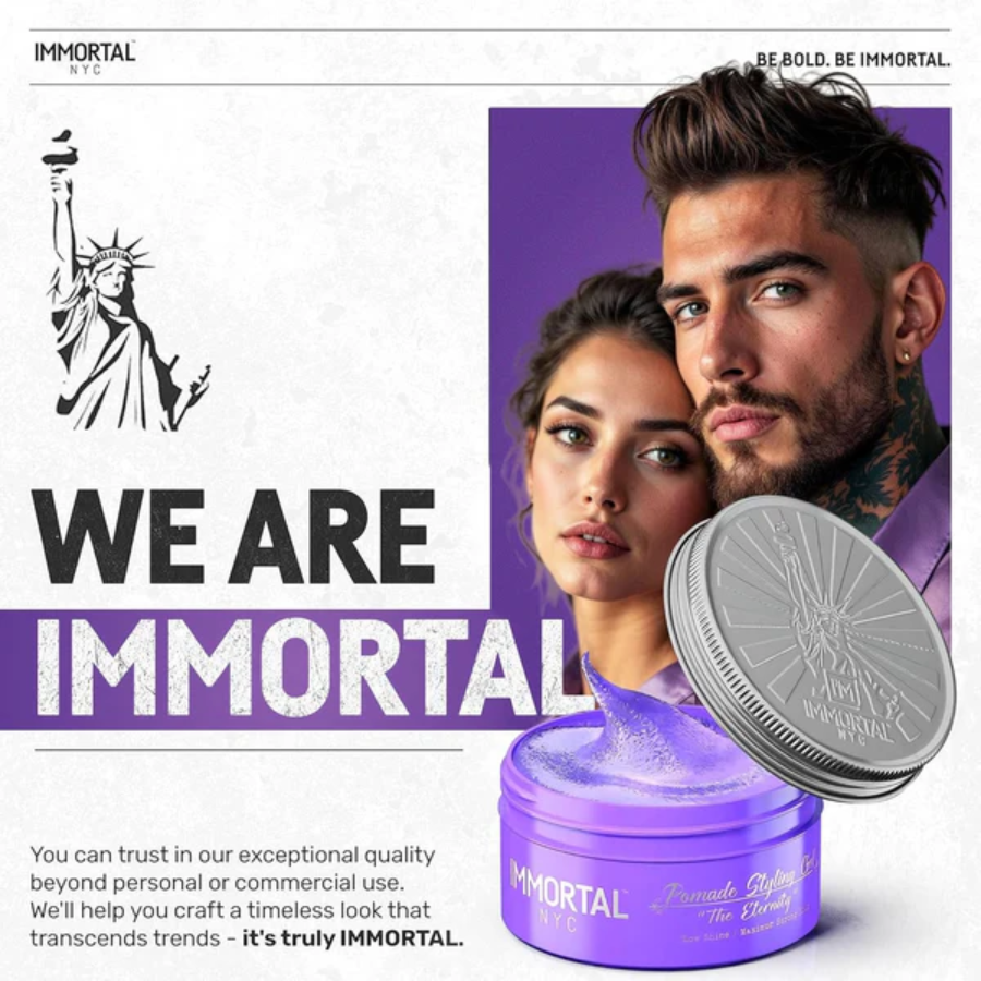 Immortal The Eternity Pomade Styling Gel 150ml