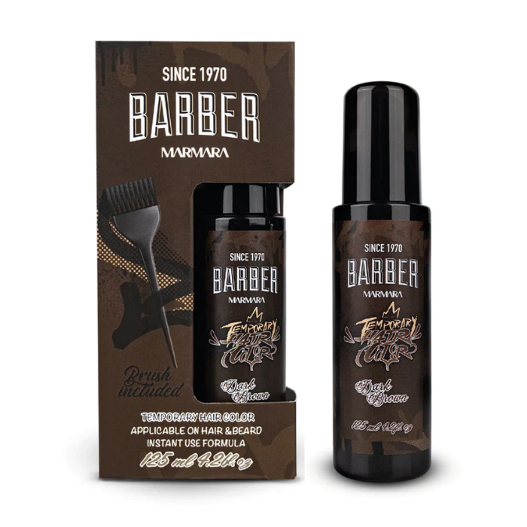 Marmara Barber Temporary Hair Colour Dark Brown 125ml