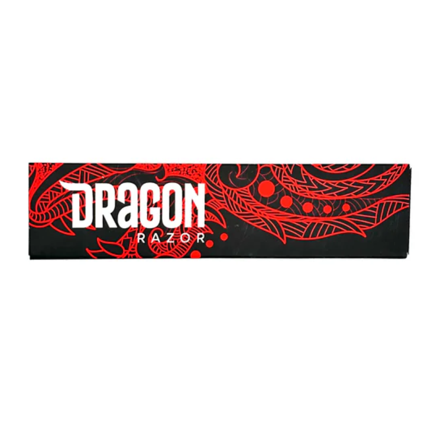 Dragon Razor Cut Throat Single Edge Razor Black and Red