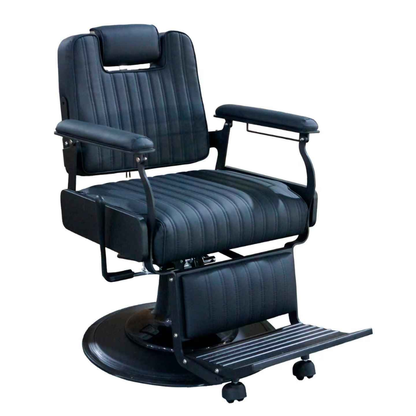 Karma Hawthorn Barber Chair Black & Black