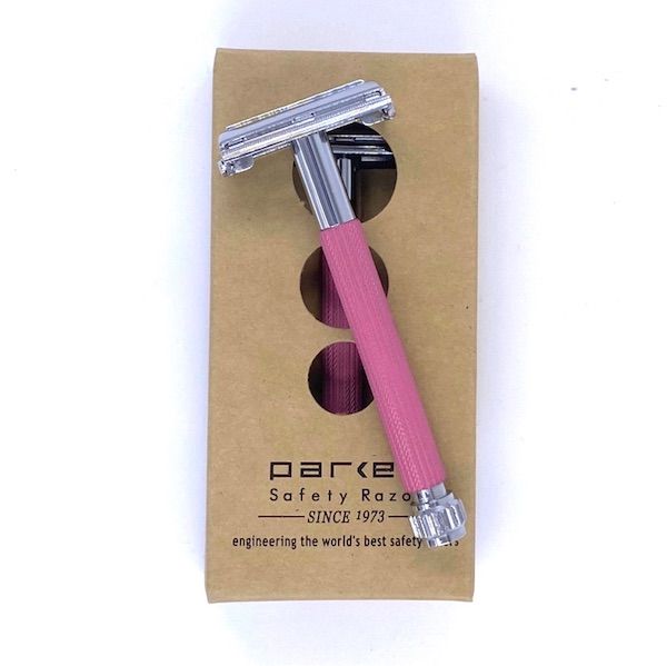 Parker 29l Safety Butterfly Open Safety Razor Pink