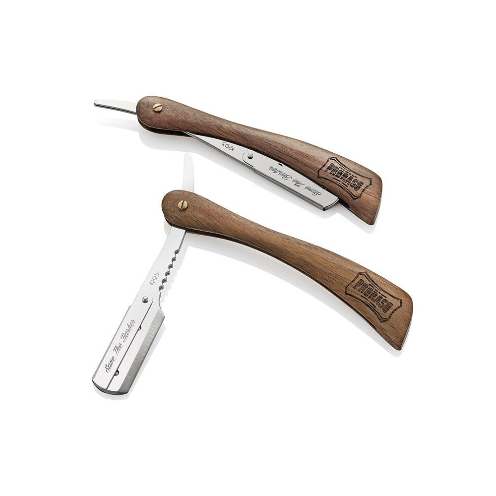 Proraso Shavette Razor w Wooden Handle Professional