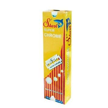 Shark Super Chrome Double Edge Safety Razor Blades Pack Of 100