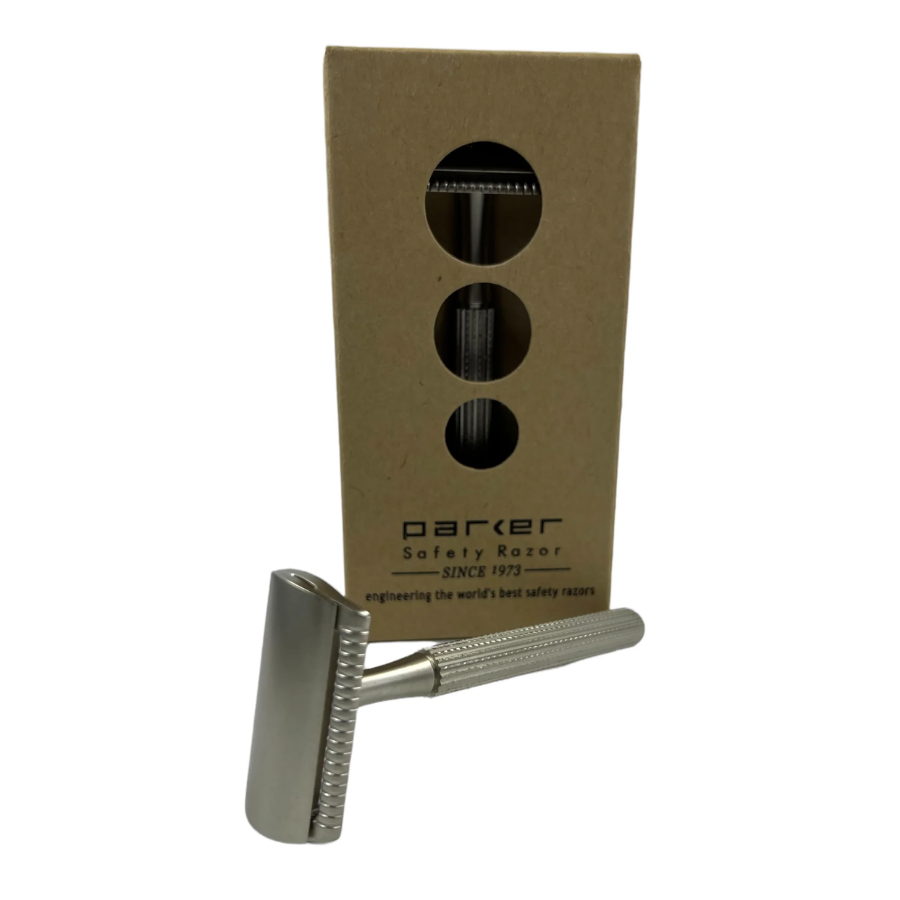 Parker 78R Safety Razor - Satin Silver