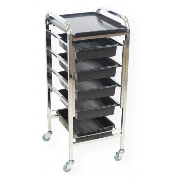 Vader - 6 Tier Flat Top/chrome Metal Frame