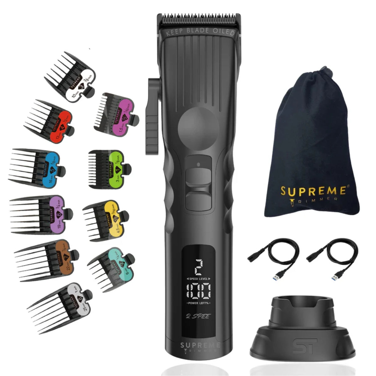 Supreme ST 2Spee Clipper - Black