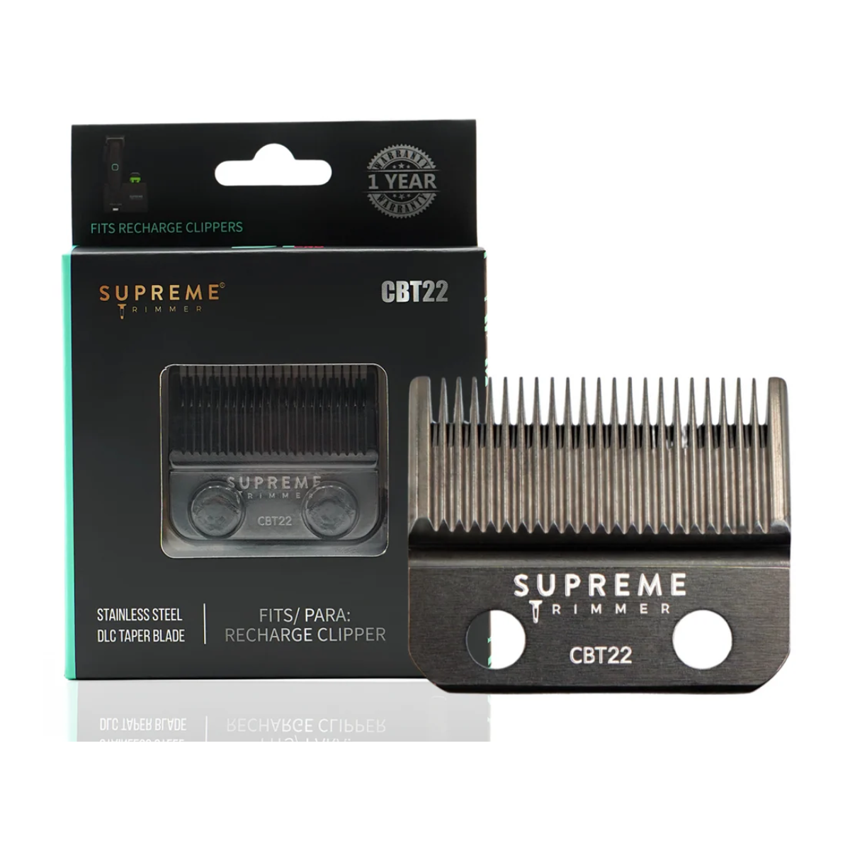 Supreme ST Taper Blade Replacement for Recharge Clipper