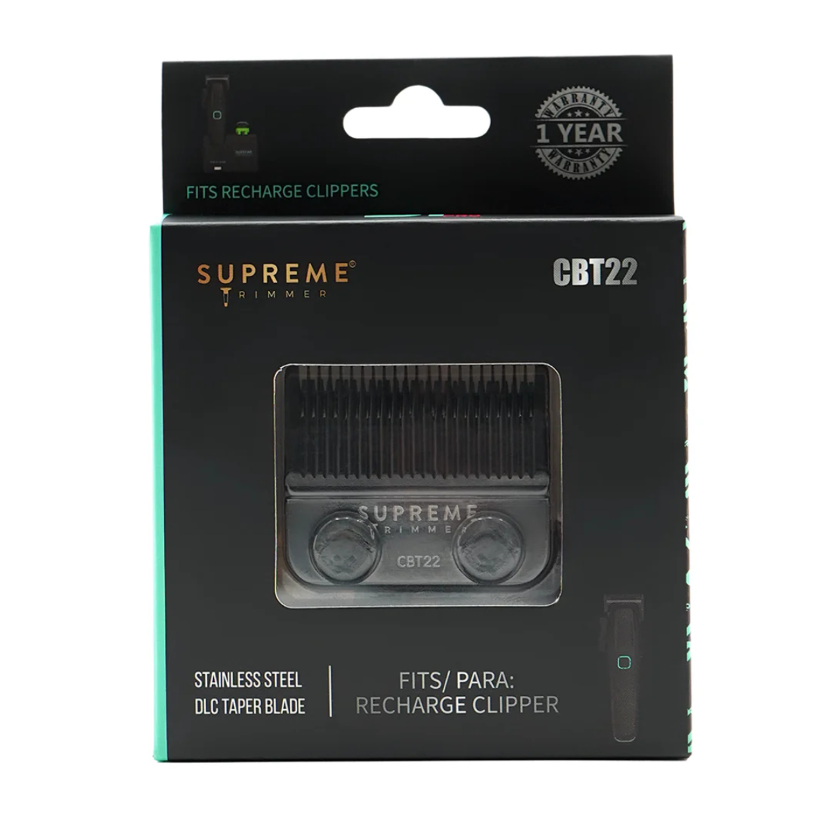 Supreme ST Taper Blade Replacement for Recharge Clipper