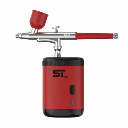Supreme ST Airbrush Gun Kit - Red