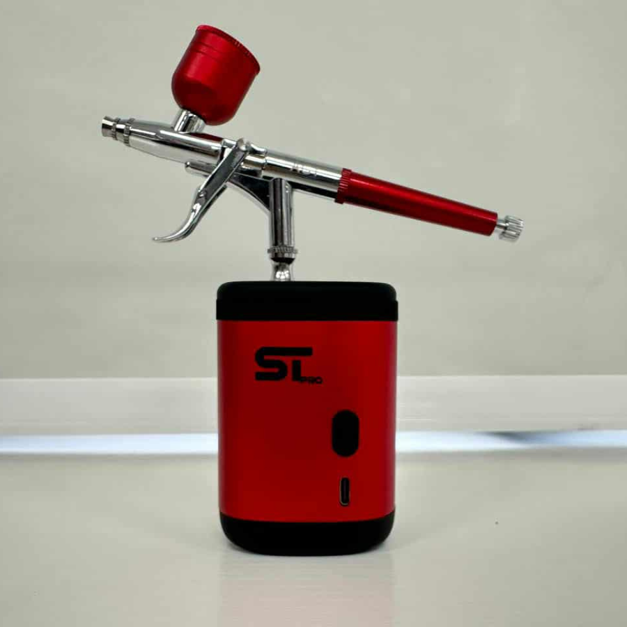 Supreme ST Airbrush Gun Kit - Red