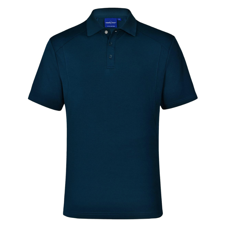 PS59 Lucky Bamboo Polo Men - Aegean Blue - Small