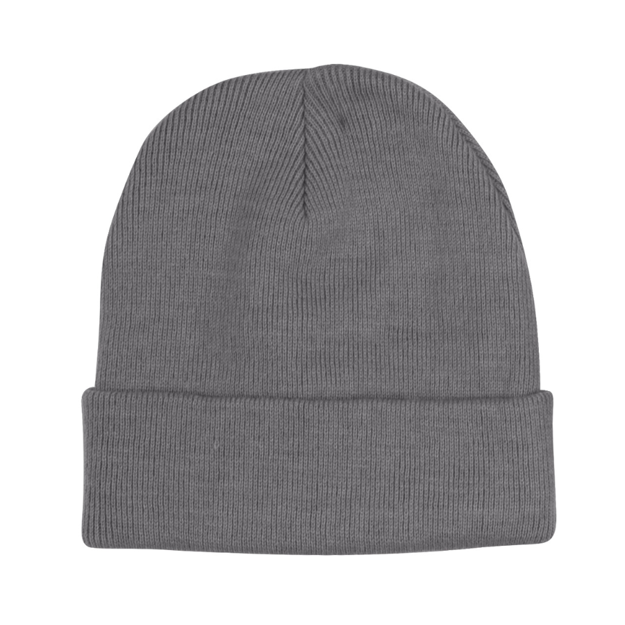 CH28 Roll Up Acrylic Beanie - Black