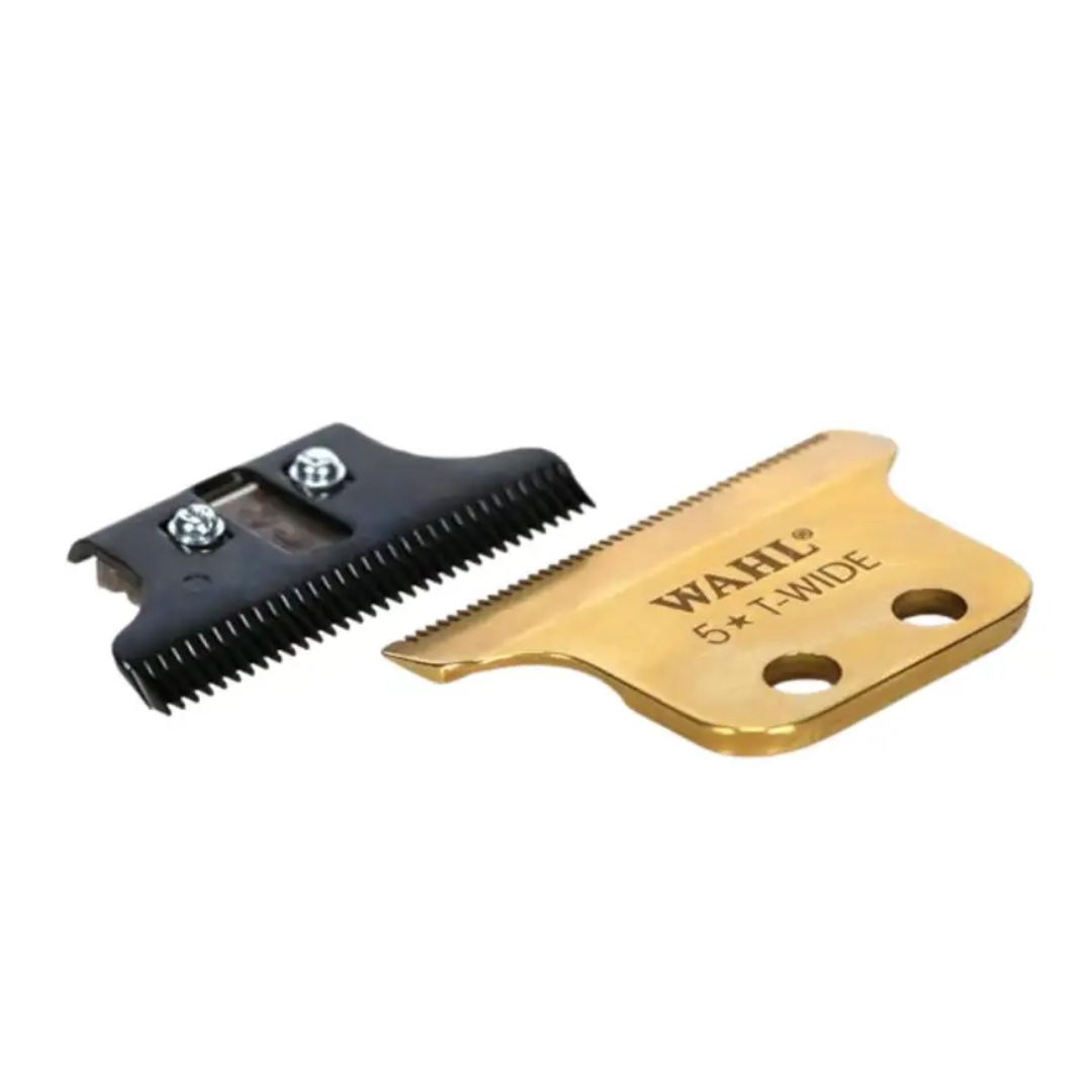 Wahl Gold Titanium DLC T-Wide Cord/Cordless 5 Detailer Blade Set