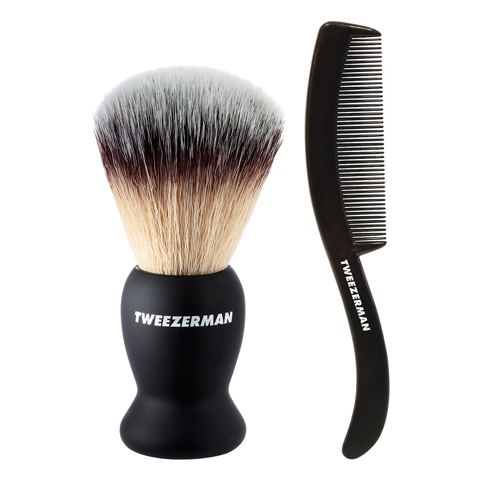 Tweezerman G.E.A.R Shaving Brush - Deluxe 28011 - MG