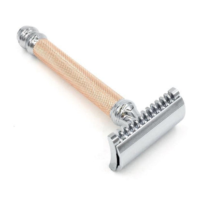 Parker 63c Safety Razor Open Comb Rose Gold