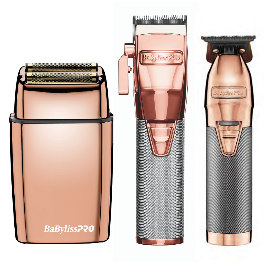 BaBylissPRO Rose Gold FX Trio Combo