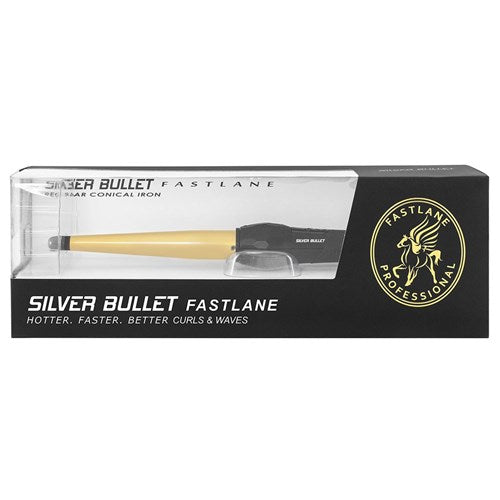 Silver Bullet Fastlane Regular Ceramic Conical Curling Iron Gold - 13mm-23mm