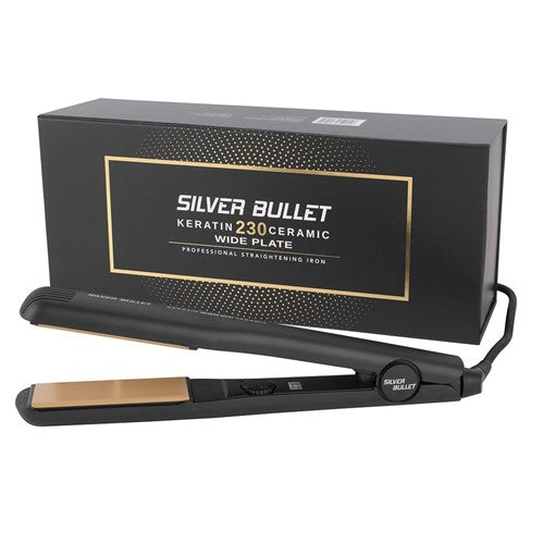 Silver Bullet Keratin 230 Ceramic Wide Plate Straightener - 37mm