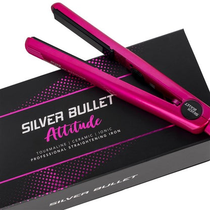 Silver Bullet Attitude Straightener - Hot Pink