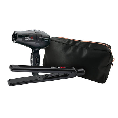 Babylisspro Travel In Style Dryer Straightener Set