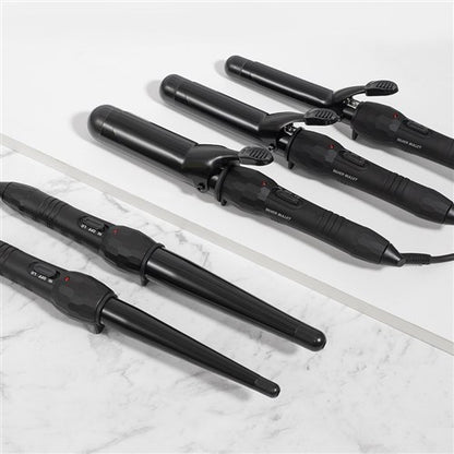 Silver Bullet City Chic Regular Ceramic Conical Curling Iron Black - 13mm-25mm